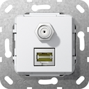 Разъем MJ RJ45 Cat 6A 10 GB, SAT F