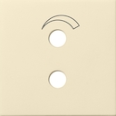 Afdekking Ackermann 73120 H Gira F100 crème wit