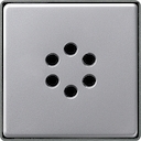 Afdekking Belgacom Gira E22 aluminium