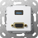 Разъем USB 3.0 A, VGA