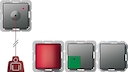 MiVa-set Gira E22 kleur edel staal