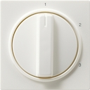 Afdekking draaiknop 3-standen 1/2/3 S-Color zuiver wit