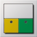 Dienstruimte-eenh. MiVa-set Gira F100 zuiver wit