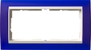 Afd.raam 2v z/ms mat voor zuiver wit Event Opaque blauw