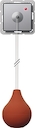 Oproepknop pneumatisch Gira E22 kleur aluminium