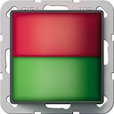 Kamersignaallamp rood, groen Gira E22
