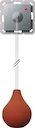Oproepknop pneumatisch Systeem 55 kleur aluminium
