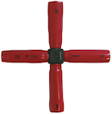 VDE cross type wrench  WS 10-11-14-17