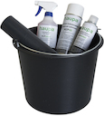 Set Chemicals in Construction Bucket