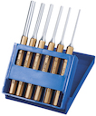 Pin punch set 6-piece  3/4/5/6/8/10 mm