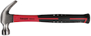 Claw hammer, fibreglass handle 16 OZ