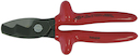 VDE double edged cable cutter Ø 20 mm 50 mm²