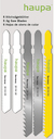 Jig saw blades for wood, metal,   5-piece