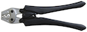 Crimping pliers non-insulated cable lug
