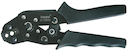 Crimping pliers coaxial connector