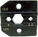Dies for contact H & S   2.5 + 4 mm²