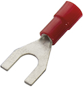 Forked cable lug insulated   0.5-1.0 M 6