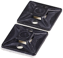 Self adhesive socket black   up to 3.6mm 19x19mm