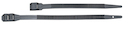 Cable tie double locking black 180x  9 mm