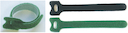 Hook and loop cable ties black 180x 12 mm