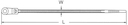 Cable tie natural with fixing eye 100x 2.5 mm