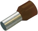 Insulated end sleeves brown  10  /12