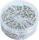 Dispenser box with end sleeves tin-plated