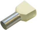 Twin end sleeves ivory   10  /14