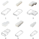 Insulating sleeves  form 1 PVC    6.3 mm