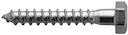 Hexagon wood screw  6  x 40 mm