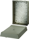 KF 9500 - Коробка ответвительная пустая, стойкая к УФ, IP 66, размер 310х210х116, цвет серый, материал поликарбонат, преднамеченные выбиваемые отверстия на 16 вводов М 20/25/32/40/50, под кабель до 50 мм2, кабельные ввода ASM заказываются отдельно.