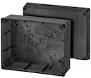 KF 4350 - Коробка ответвительная пустая, стойкая к УФ, IP 66, размер 210х260х117, цвет черный, материал поликарбонат, гладкие стенки Макс. М50