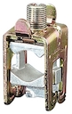 KS 185 - Клемма прямого подключения на токовые шины толщиной 20 (25, 30)x10 мм, под Cu/Al кабель 95-185 мм2.