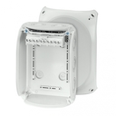 KF 1006 G - Коробка ответвительная, стойкая к УФ, "всепогодная", IP 66/67, размер 130х180х77, цвет светло-серый, материал поликарбонат, преднамеченные выбиваемые отверстия на 7 вводов М20/M25/М32, 5-полюсный клеммник от 1,5 - 10 (f/sol) мм2, возможна уста