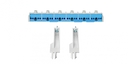FC PN 30 - Клемма N+PE с возможностью разделения N клеммы FIXCONNECT втычного исполнения для боксов Mi, втычное исполнение, на каждую 3х25мм2, 12х4мм2