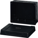 KF 5250 - Коробка ответвительная пустая, стойкая к УФ, IP 66, размер 160х200х98, цвет черный, материал поликарбонат, преднамеченные выбиваемые отверстия на 10 вводов  M 20/2532/40, под кабель до 25/35 мм2, кабельные ввода ASS заказываются отдельно.