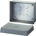 K 8350 - Коробка ответвительная пустая, IP 65, размер 210х260х116, цвет серый, материал полистирол, гладкие стенки Макс. М50