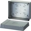 K 8250 - Коробка ответвительная пустая, IP 65, размер 160х200х98, цвет серый, материал полистирол, гладкие стенки Макс. М40