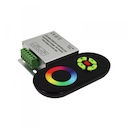 Контроллер с ПДУ радио (черный) RGB 3 канала 12В, 4А, 144Вт IEK-eco