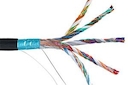 ITK Кабель связи витая пара F/UTP, кат.5E 100х2х24AWG solid, LDPE, 305м, черный