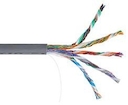 ITK Кабель связи витая пара SF/UTP, кат.5E, 4 пары 24AWG ПВХ, серый