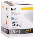Лампа светодиодная MR16 софит 5 Вт 370 Лм 230 В 4000 К GU5.3 IEK
