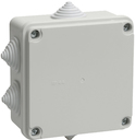 Коробка КМ41233 распаячная для о-п 100х100х50мм IP44 (RAL7035 6 гермовводов)