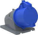 Розетка стационарная ССИ-123 32А-6ч/200-250В 2Р+РЕ IP44 MAGNUM