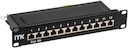 ITK 1U патч-панель кат.6A STP 12 портов 10" Dual IDC