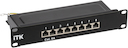 ITK 1U патч-панель кат.6A STP 8 портов 10" Dual IDC