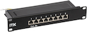 ITK 1U патч-панель кат.5E STP 8 портов 10" Dual IDC