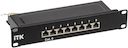 ITK 1U патч-панель кат.6 STP 8 портов 10" Dual IDC
