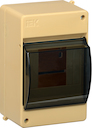IEK MKP42-N-04-30-12-S KREPTA 3 Бокс с прозрачной крышкой КМПн 2/4 для 4-х автоматических выключателей (Сосна)