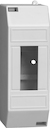 Бокс КМПн 1/2 KREPTA 3 (2 модуля, пластик, для наружной установки, IP20)